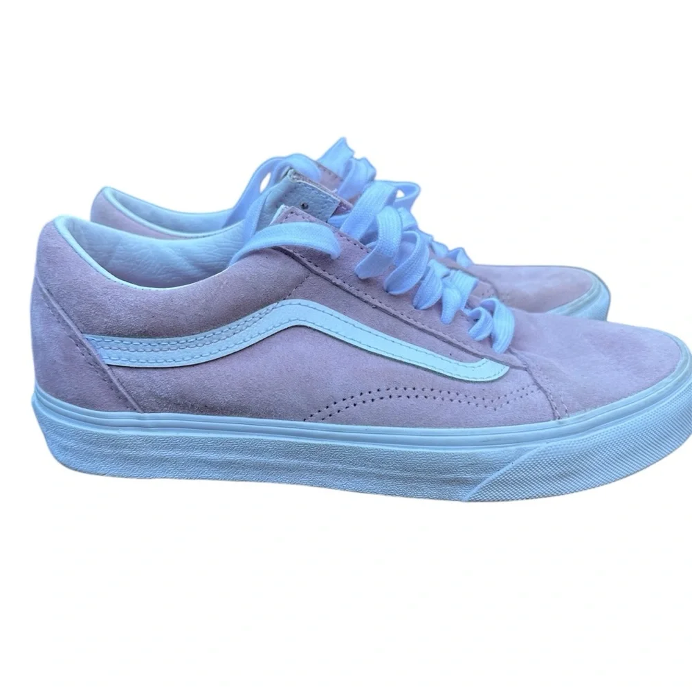 Vans Old School Sneakers Pink Suede women’s 8.5 - Picture 1 of 8